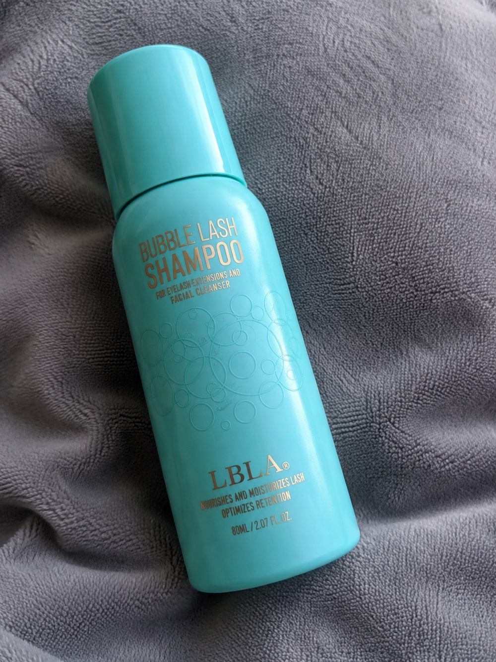 LBLA Bubble Lash Shampoo Travel Size – 2.07 fl oz Lash Extension Cleanser
